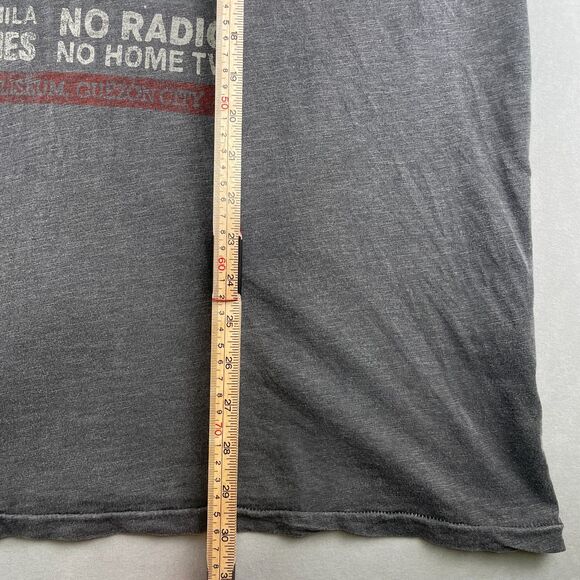 Muhammad Ali Thrilla in Manila 1975 Shirt Mens 2XL Gray Lucky Brand Made in USA - Picture 6 of 8